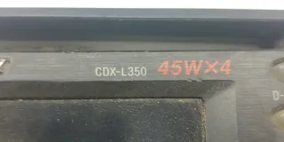 Radio Coche Sony CDX-L350 Frontal Extraíble
