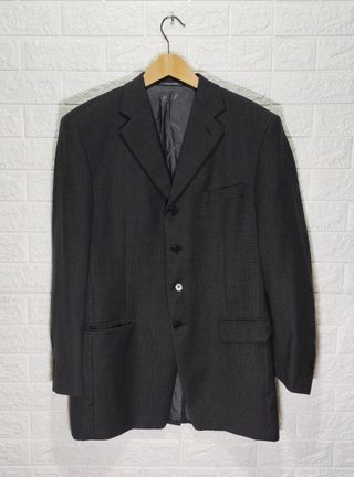 Giacca YSL Lana Grigia Taglia 52 XL