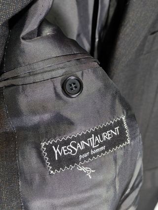 Giacca YSL Lana Grigia Taglia 52 XL