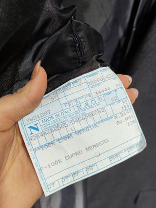 Giacca YSL Lana Grigia Taglia 52 XL