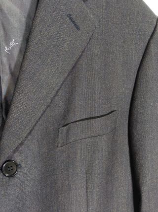 Giacca YSL Lana Grigia Taglia 52 XL