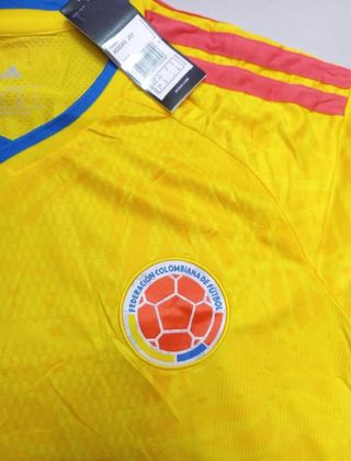Camiseta Colombia Mundial 2026 Adidas Amarilla