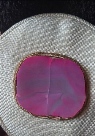 Bolso redondo con ágata