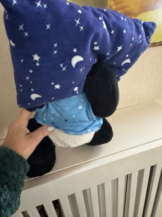 Peluche Orso Dormiente con Cuscino