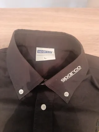 Camiseta Sparco Mecánico Negro