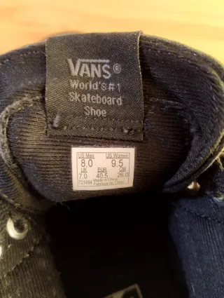 Zapatillas Vans SK8 High Negras