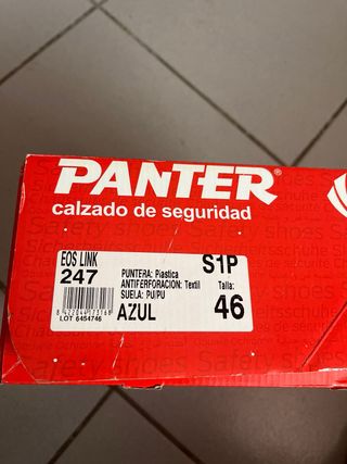 PANTER Calzado de Seguridad 100% Made in Spain