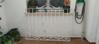 Rejas de forja blancas decorativas