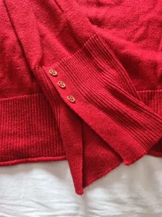 Jersey fino rojo Stradivarius Talla M