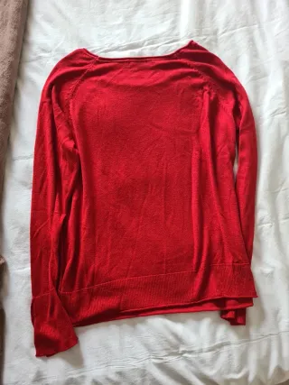 Jersey fino rojo Stradivarius Talla M
