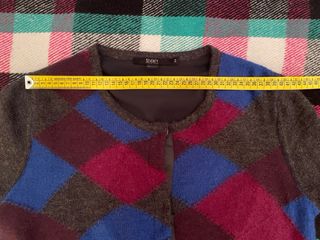 Cardigan Seventy in lana e pizzo tg.44
