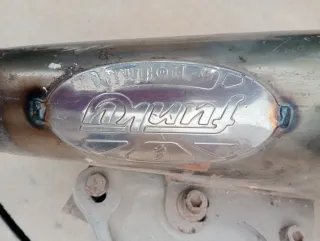 Tubo de escape moto funky polini