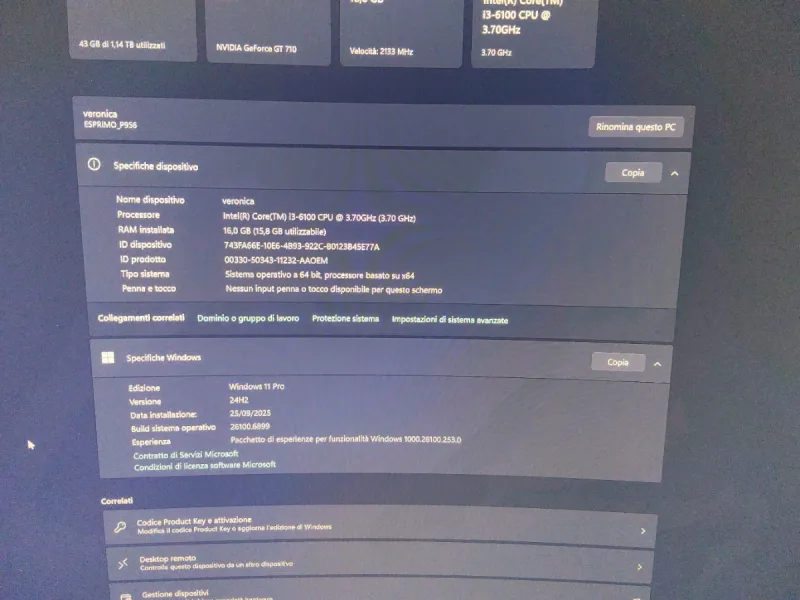 PC de escritorio Fujitsu Esprimo P950/E85+ afbeelding 5