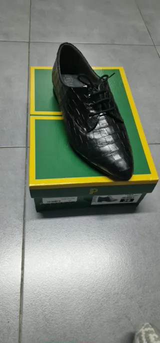 Zapatos Pitillos Negros Cocodrilo