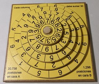 Juego de sumar con 5 discos