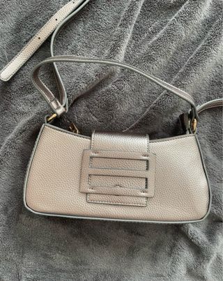 Borsa a tracolla argento