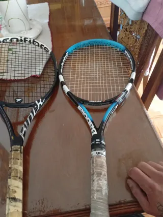 Raquetas de Tenis Babolat y Wilson