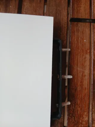 Baldas flotantes madera y metal cuadradas