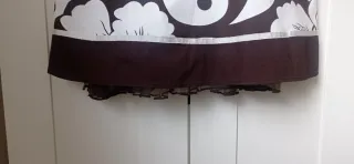 Vestido de mujer con tirantes y estampado.  Medida