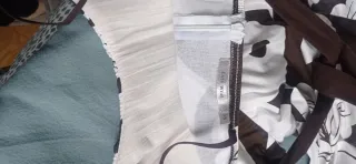 Vestido de mujer con tirantes y estampado.  Medida