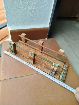 Ponte decorativo per presepi o modelli di treni