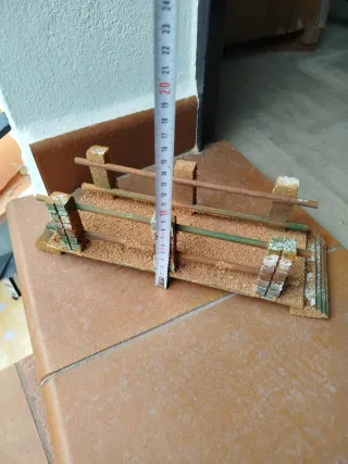 Ponte decorativo per presepi o modelli di treni