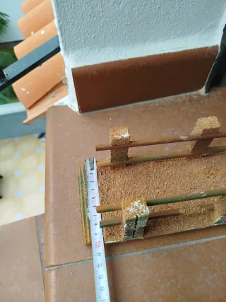 Ponte decorativo per presepi o modelli di treni