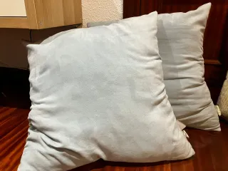 Cojines decorativos azul clarito (2 unidades)