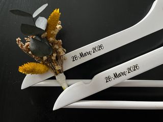 Perchas personalizadas boda | Novia y Novio