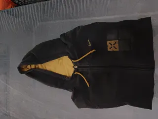 Sudadera Nike Talla L Azul y Dorada