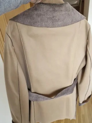 Chaqueta Adolfo Dominguez Beige y Gris