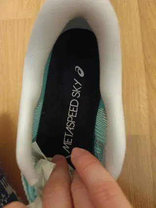 Asics Metaspeed Sky Zapatillas Running Azul Naranj