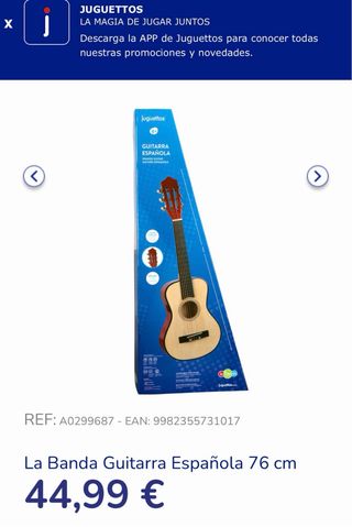 Guitarra Juguetes 76cm Casi Nueva