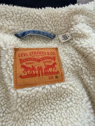 Chaqueta Levis Trucker Sherpa Azul