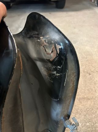 Depósito y tapón moto café racer