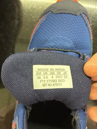 Sneakers Salomon Bambini Blu/Arancione