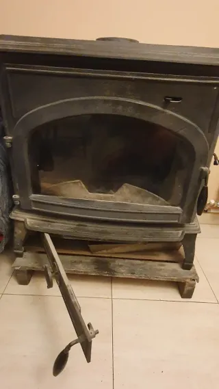 Estufa de leña hierro fundido
