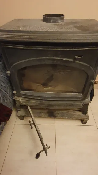 Estufa de leña hierro fundido