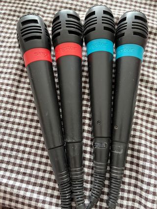 4 Micrófonos Singstar PS2