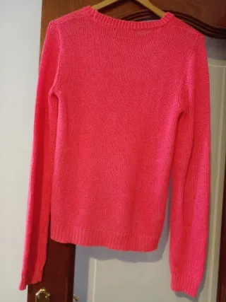 Jersey fino rosa mujer