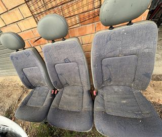 3 sillones de furgoneta.