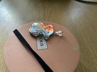 Colgante Tous Oso Murano Plata Multicolor