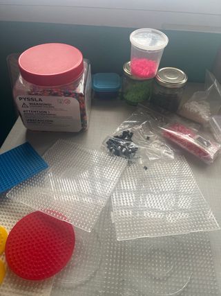 Lote Cuentas Hama Beads y Tableros