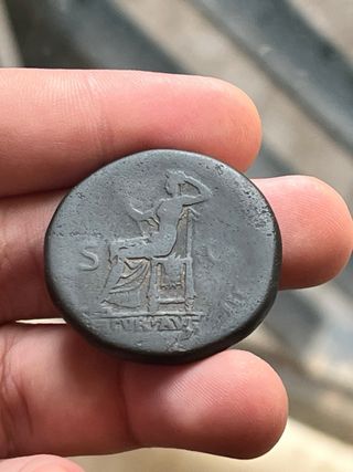 Moneda Romana Sestercio