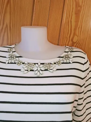 Massimo Dutti Jersey Rayas Marinero