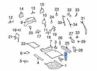Bandeja Maletero Mercedes W164