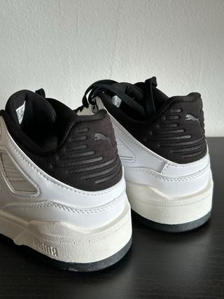 Zapatillas Puma Mujer Blancas y Negras