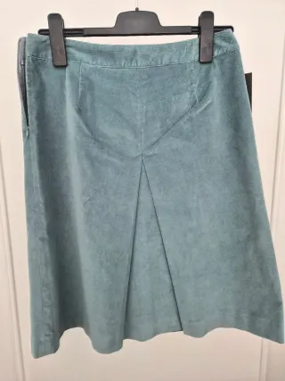 Falda Zara micropana azul aguamarina talla 40