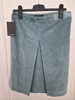 Falda Zara micropana azul aguamarina talla 40