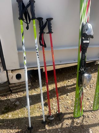 Bastones de esquí infantil de 80 y 90 cm